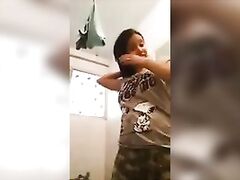 Indian beautiful girl bathing huge Butt and boobs